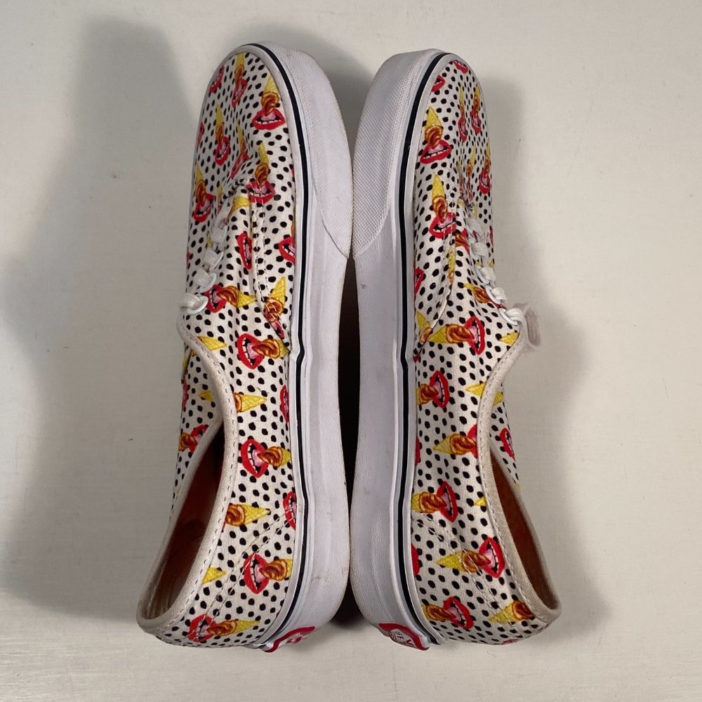 Vans Kendra Dandy "I Scream" Ice Cream Print Sneakers Women Size 8 View 6